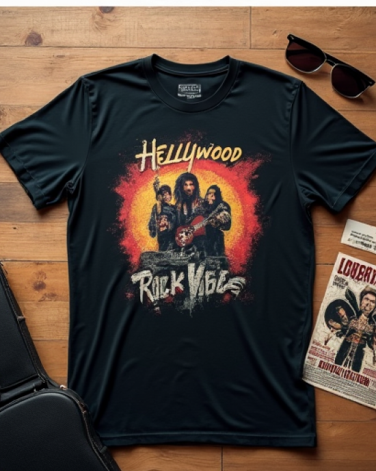 Hollywood Rock Vibes Graphic Tee