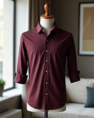 Hollywood Chic Checkered Casual Shirt