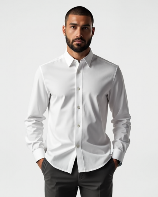 Hollywood Luxe Solid Poplin Shirt