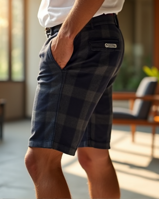Hollywood Plaid Luxe Shorts
