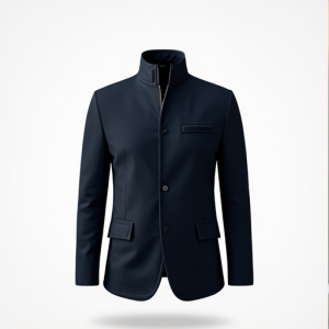 Hollywood Luxe Stand Collar Jacket