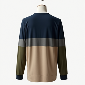 Hollywood Chic Color Block Long Sleeve Tee