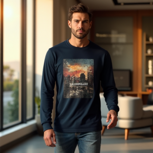 Hollywood Vibes Graphic Long Sleeve Tee
