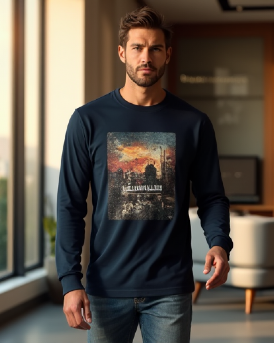 Hollywood Vibes Graphic Long Sleeve Tee Hollywood Vibes Graphic Long Sleeve Tee
