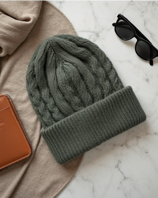 Hollywood Luxe Cable Knit Beanie Hollywood Luxe Cable Knit Beanie