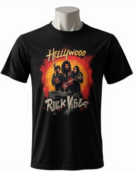 Hollywood Rock Vibes Graphic Tee