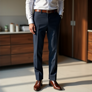 Hollywood Luxe Wool Blend Dress Slacks