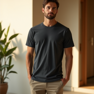 Hollywood Luxe Slub Cotton Tee