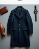 Hollywood Elegance Long Wool Overcoat