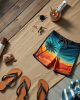 Hollywood Wave Quick-Dry Board Shorts Hollywood Wave Quick-Dry Board Shorts