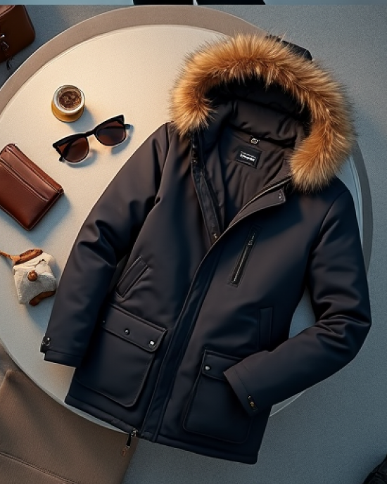 Hollywood Luxe Parka with Fur Hood Hollywood Luxe Parka with Fur Hood