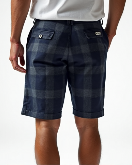 Hollywood Plaid Luxe Shorts