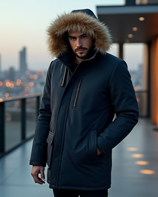 Hollywood Luxe Parka with Fur Hood Hollywood Luxe Parka with Fur Hood