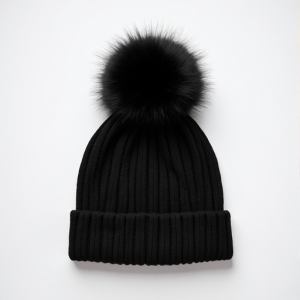 Hollywood Glam Pom-Pom Beanie