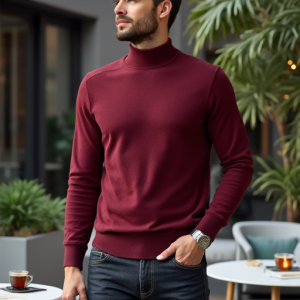Hollywood Luxe Mock Neck Pullover