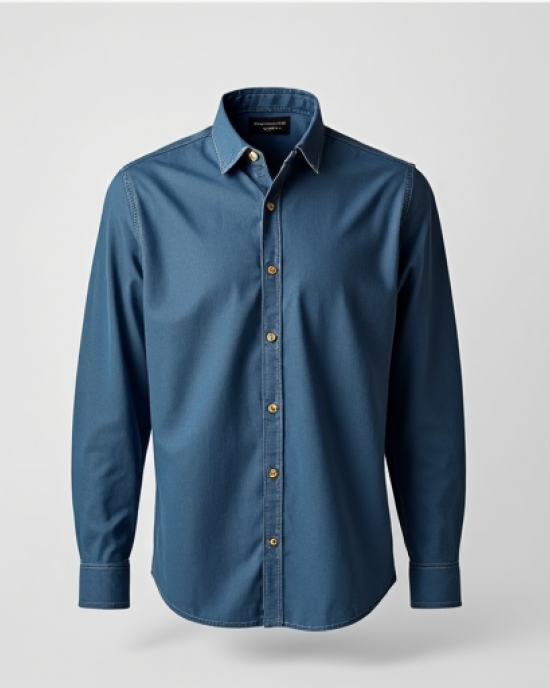 Hollywood Blue Chambray Luxe Work Shirt