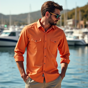 Hollywood Angler Long Sleeve UPF Shirt