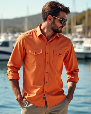 Hollywood Angler Long Sleeve UPF Shirt