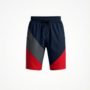 Hollywood Vibe Color Block Athletic Shorts