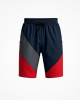 Hollywood Vibe Color Block Athletic Shorts