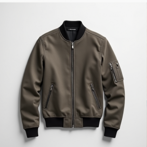 Hollywood Luxe Suede Bomber