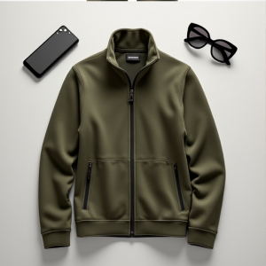 Hollywood Luxe Fleece Zip-Up Jacket