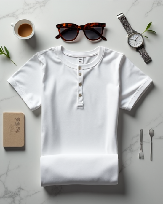 Hollywood Luxe Henley Tee