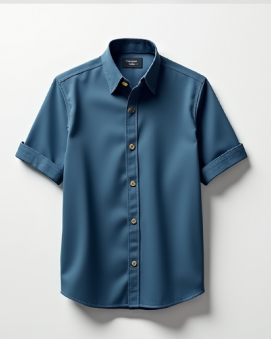 Hollywood Luxe Band Collar Shirt