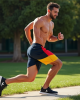 Hollywood Vibe Color Block Athletic Shorts