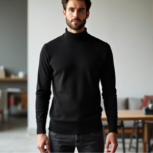 Hollywood Luxe Mock Neck Pullover