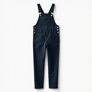Hollywood Work Chic Canvas Dungarees