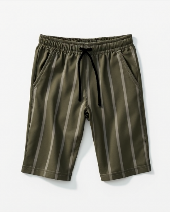 Hollywood Stripes Casual Shorts