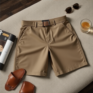 Hollywood Luxe Khaki Shorts