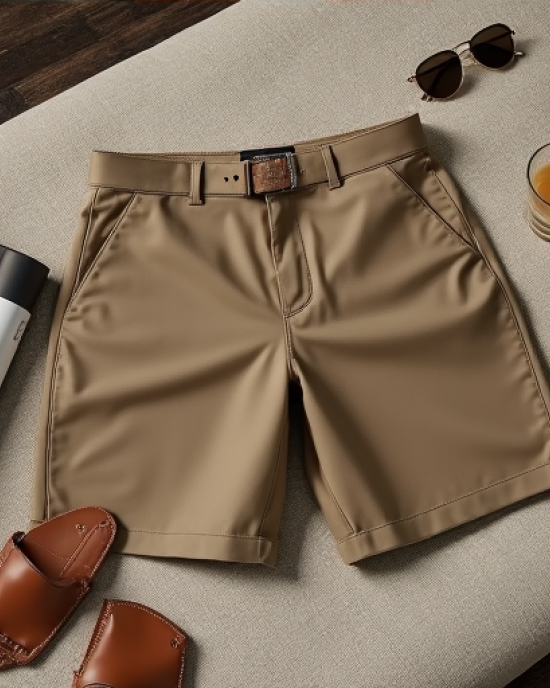 Hollywood Luxe Khaki Shorts