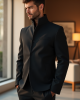 Hollywood Luxe Stand Collar Jacket
