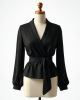 Hollywood Chic Wrap Blouse