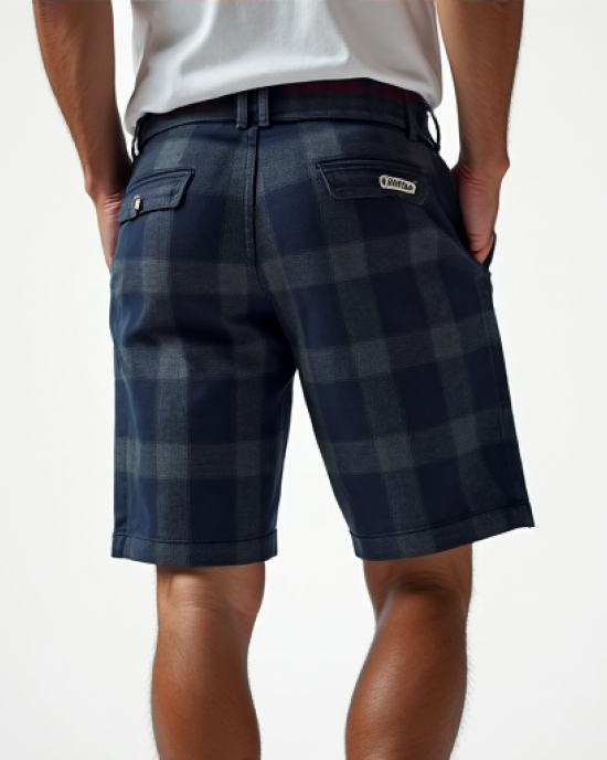 Hollywood Plaid Luxe Shorts