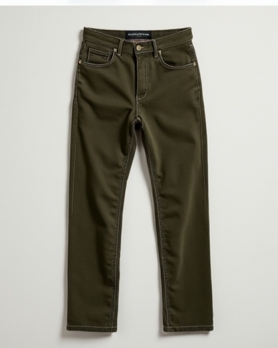 Hollywood Luxe Corduroy Straight Fit Jeans