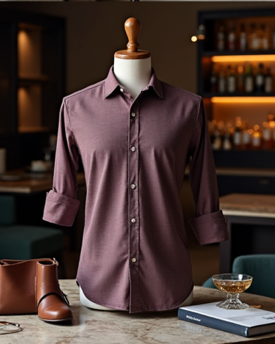 Hollywood Chic Checkered Casual Shirt