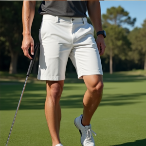 Hollywood Luxe Pleated Golf Shorts