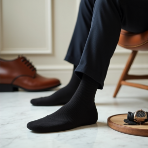 Hollywood Luxe Bamboo Dress Socks