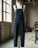 Hollywood Work Chic Canvas Dungarees Hollywood Work Chic Canvas Dungarees