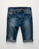 Hollywood Luxe Slim Fit Denim Shorts