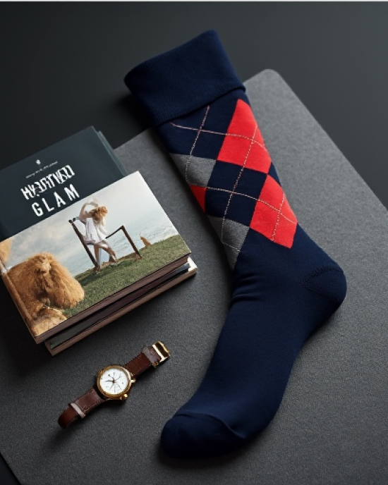 Hollywood Glam Argyle Dress Socks Hollywood Glam Argyle Dress Socks