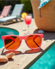 Hollywood Sunset Colorful Frame Sunglasses Hollywood Sunset Colorful Frame Sunglasses