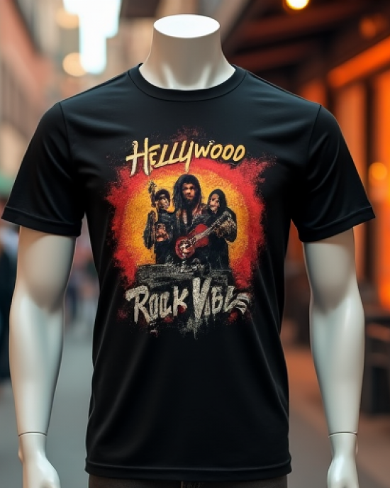 Hollywood Rock Vibes Graphic Tee
