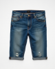 Hollywood Luxe Slim Fit Denim Shorts