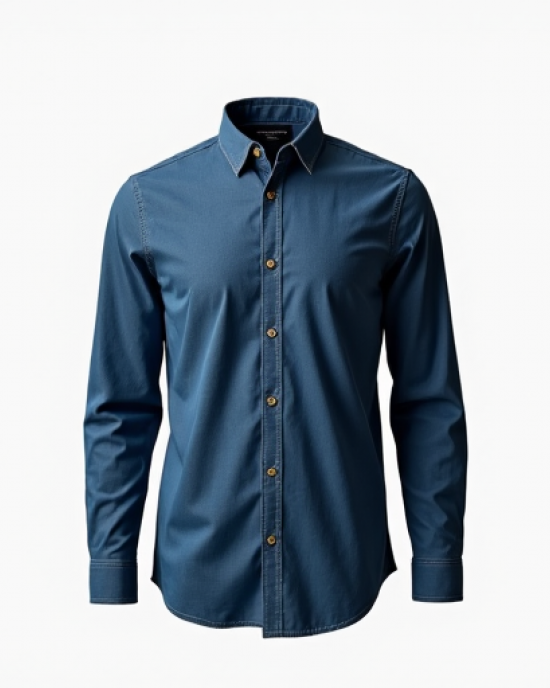 Hollywood Blue Chambray Luxe Work Shirt
