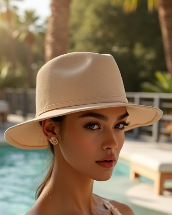Hollywood Glam Canvas Safari Hat Hollywood Glam Canvas Safari Hat
