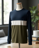 Hollywood Chic Color Block Long Sleeve Tee